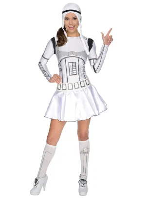 Star Wars Womens Black And White Stormtrooper Dress