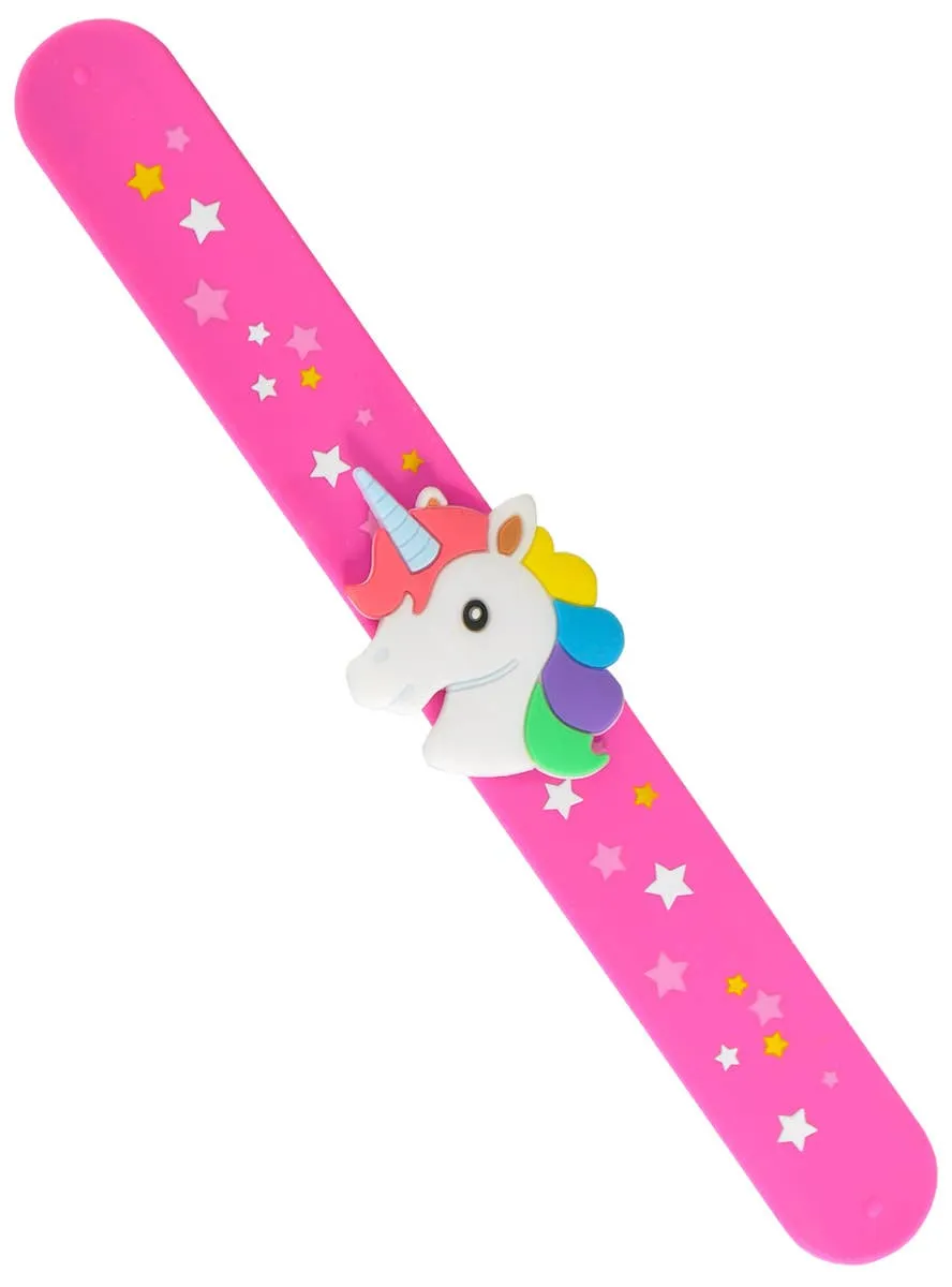 Starry Pink Unicorn Snap Band Costume Bracelet