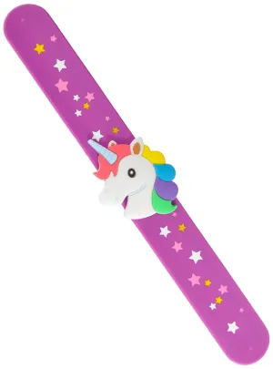 Starry Purple Unicorn Snap Band Costume Bracelet