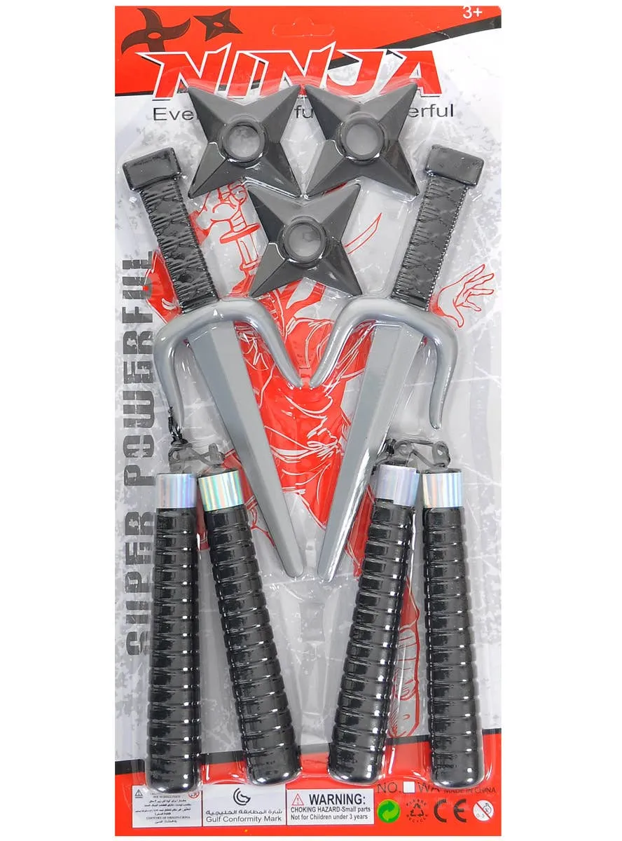 Stealth Ninja 7 Piece Fake Weapon Set
