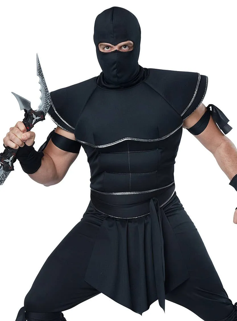 Stealth Ninja Mens Fancy Dress Costume
