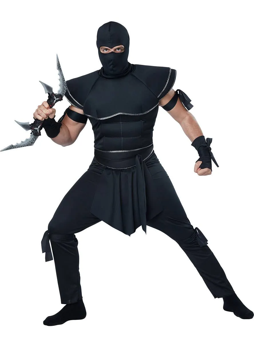 Stealth Ninja Mens Fancy Dress Costume