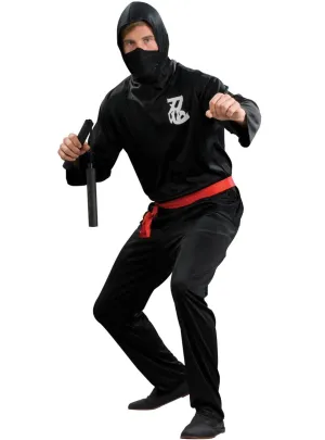 Stealthy Mens Japanese Ninja Dress Up Costume