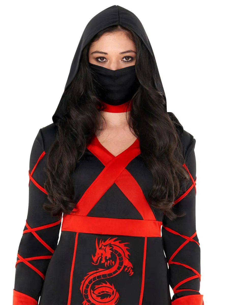 Stealthy Plus Size Womens Sexy Dragon Ninja Costume