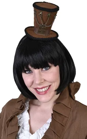 Steam Punk Deluxe Mini Hat On Headband