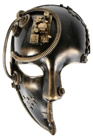 Steampunk Bronze Adults Masquerade Mask