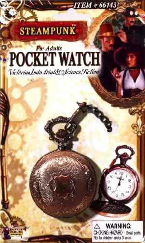 Steampunk Deluxe Brass Look Pocket Watch