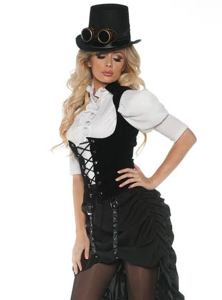 Steampunk Womens Fancy Dress Costume