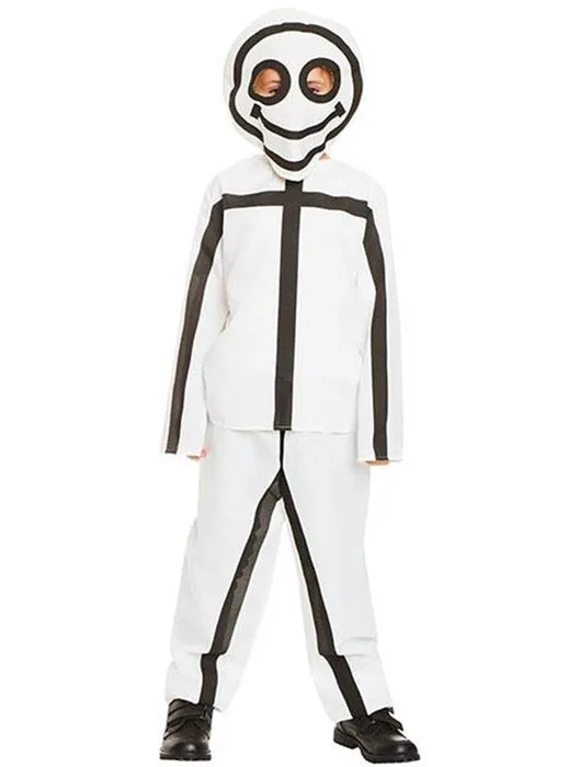 Stick Figure Drawing Boys Costume