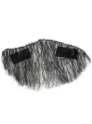 Stick On Black Goatee Beard Costume Accessory
