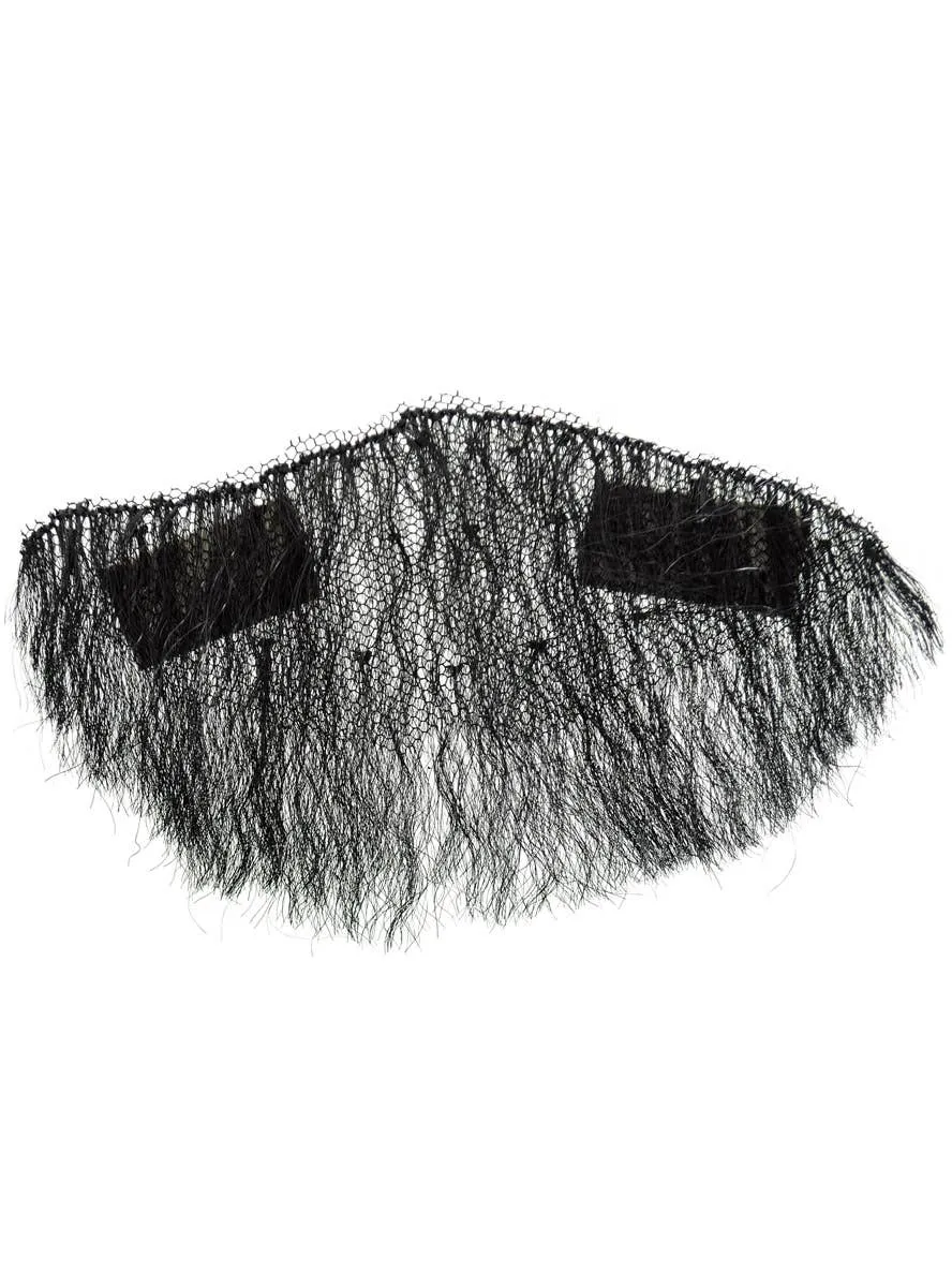 Stick On Black Goatee Beard Costume Accessory