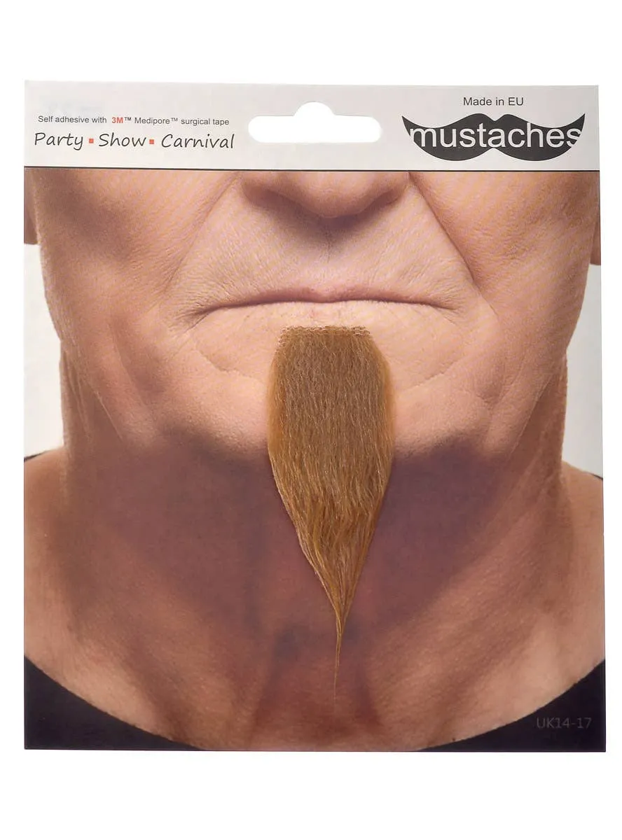 Stick-On Ginger Brown Goatee Costume Accessory