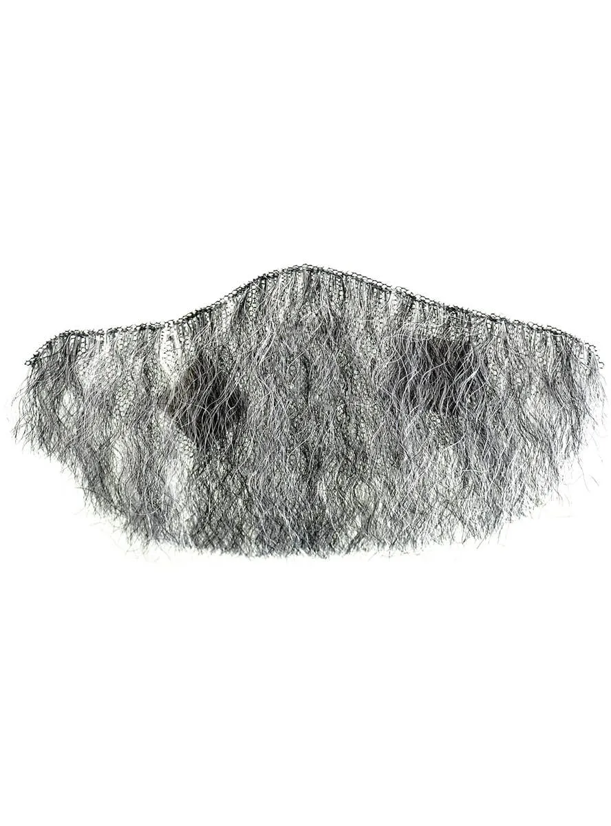 Stick On Grey Goatee Beard Costume Accessory