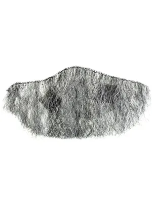 Stick On Grey Goatee Beard Costume Accessory