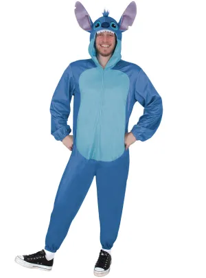 Stitch Deluxe Adults Hooded Disney Onesie Costume