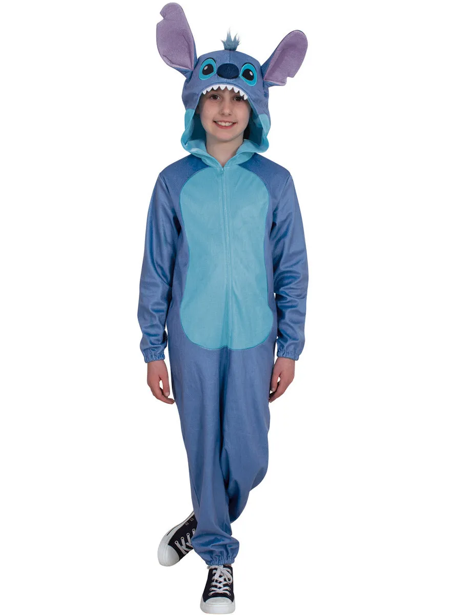Stitch Deluxe Kids Blue Disney Onesie Costume