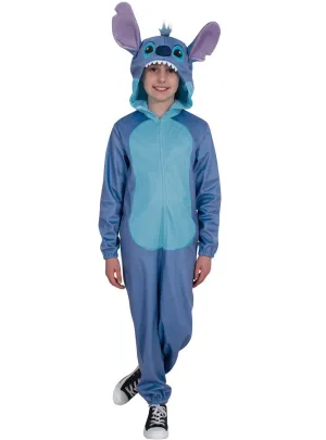 Stitch Deluxe Kids Blue Disney Onesie Costume