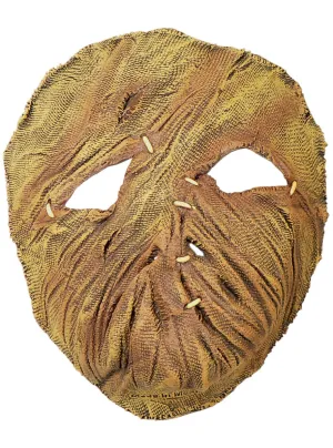 Stitched Hessian Look Latex Halloween Mask