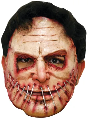 Stitched Serial Killer Latex Halloween Costume Mask
