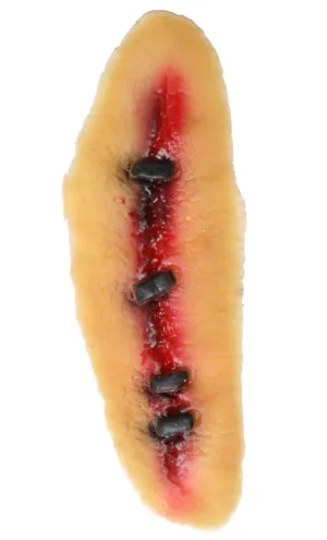Stitched Up Scar Wound Latex Prosthetic