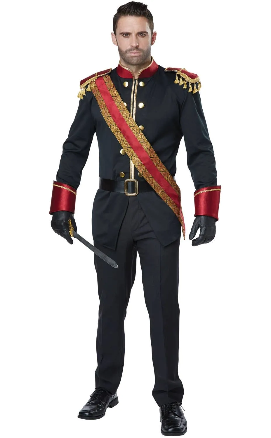 Storybook Dark Prince Royal Fairytale Mens Costume