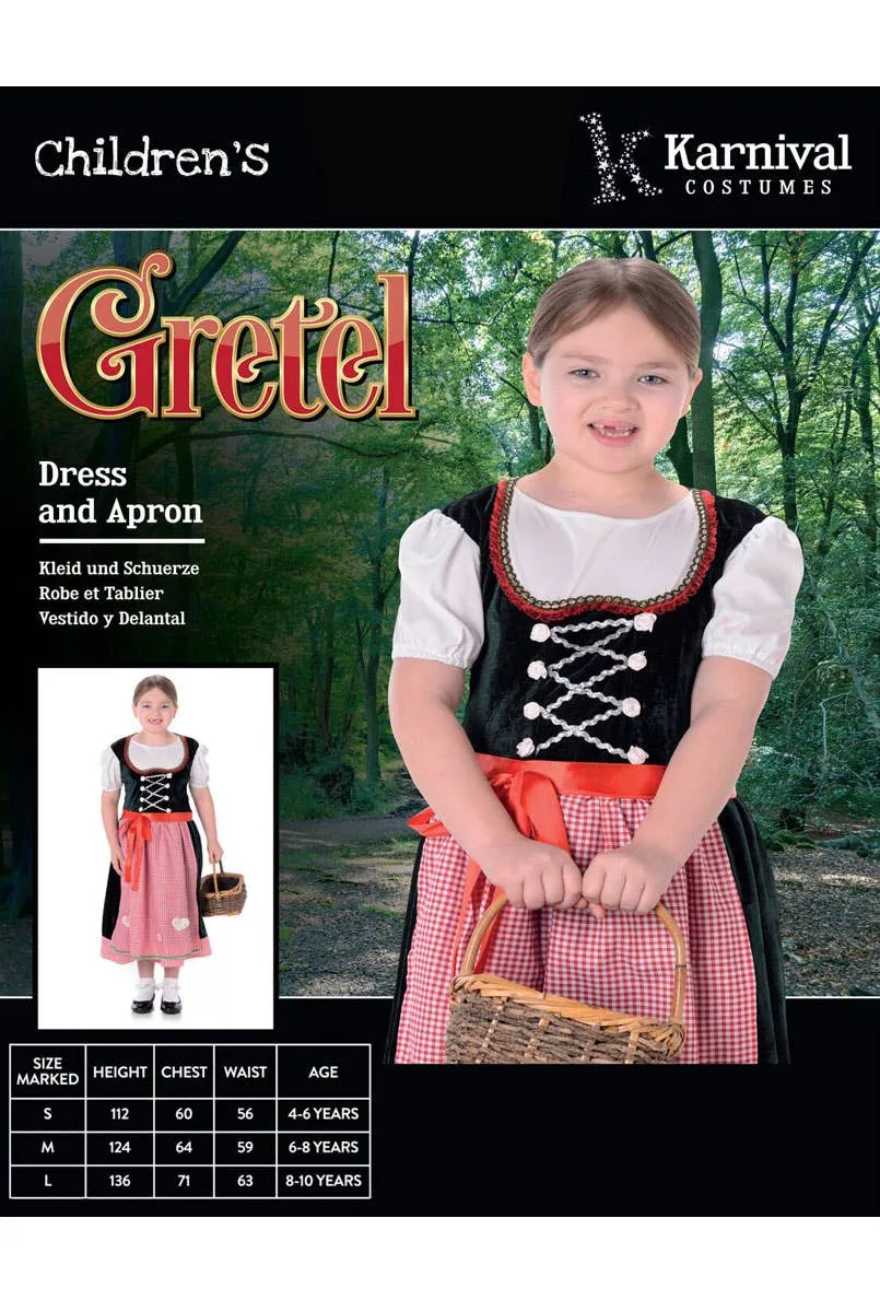 Storybook Gretel Girls Book Week Costume