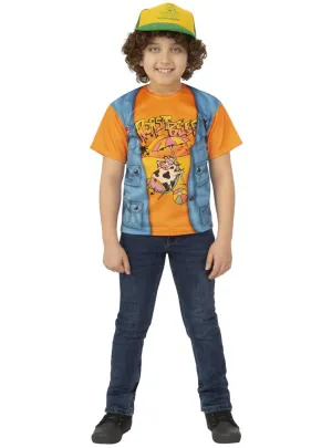 Stranger Things Boys Dustin Roast Beef Costume Shirt