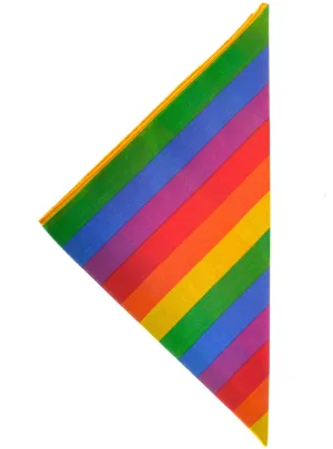 Striped Rainbow Bandana Costume Accessory