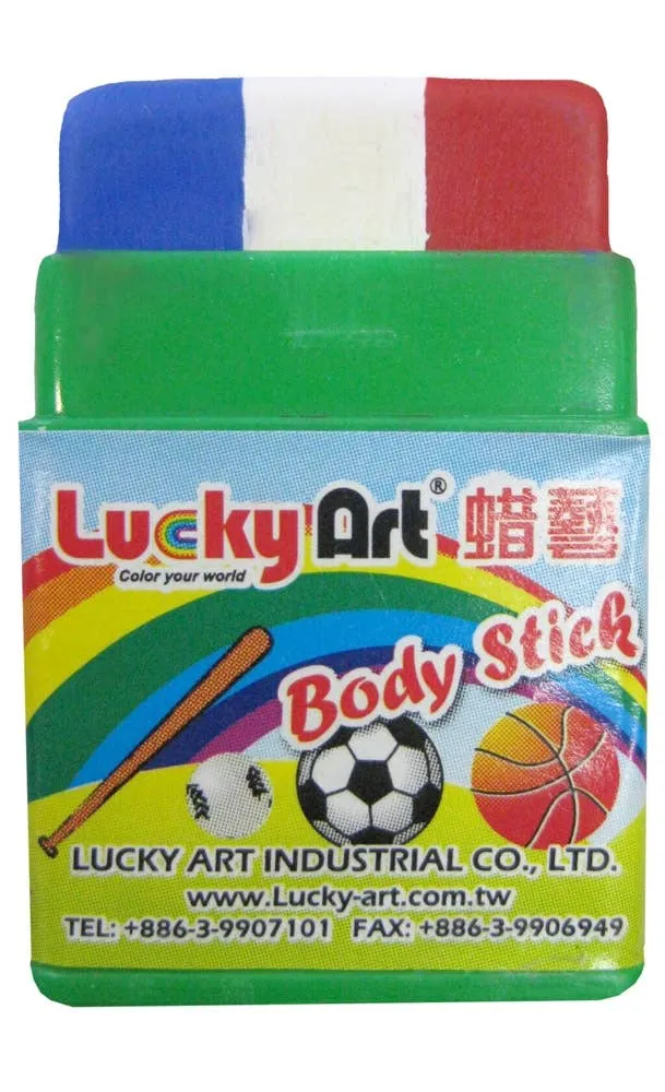 Striped Red White And Blue Face And Body Paint Stick
