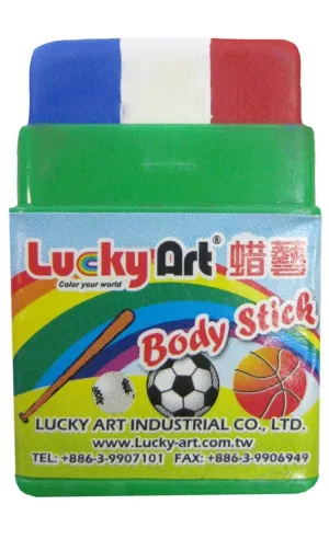 Striped Red White And Blue Face And Body Paint Stick