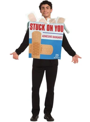 Stuck On You Pack of Bandaids Adults Costume