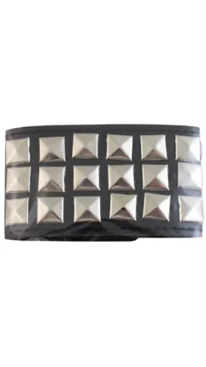 Studded Punk Wrist Band 80s Costume Accessory