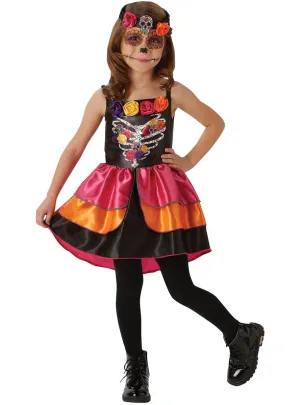 Sugar Skull Sweetheart Girls Day of the Dead Costume