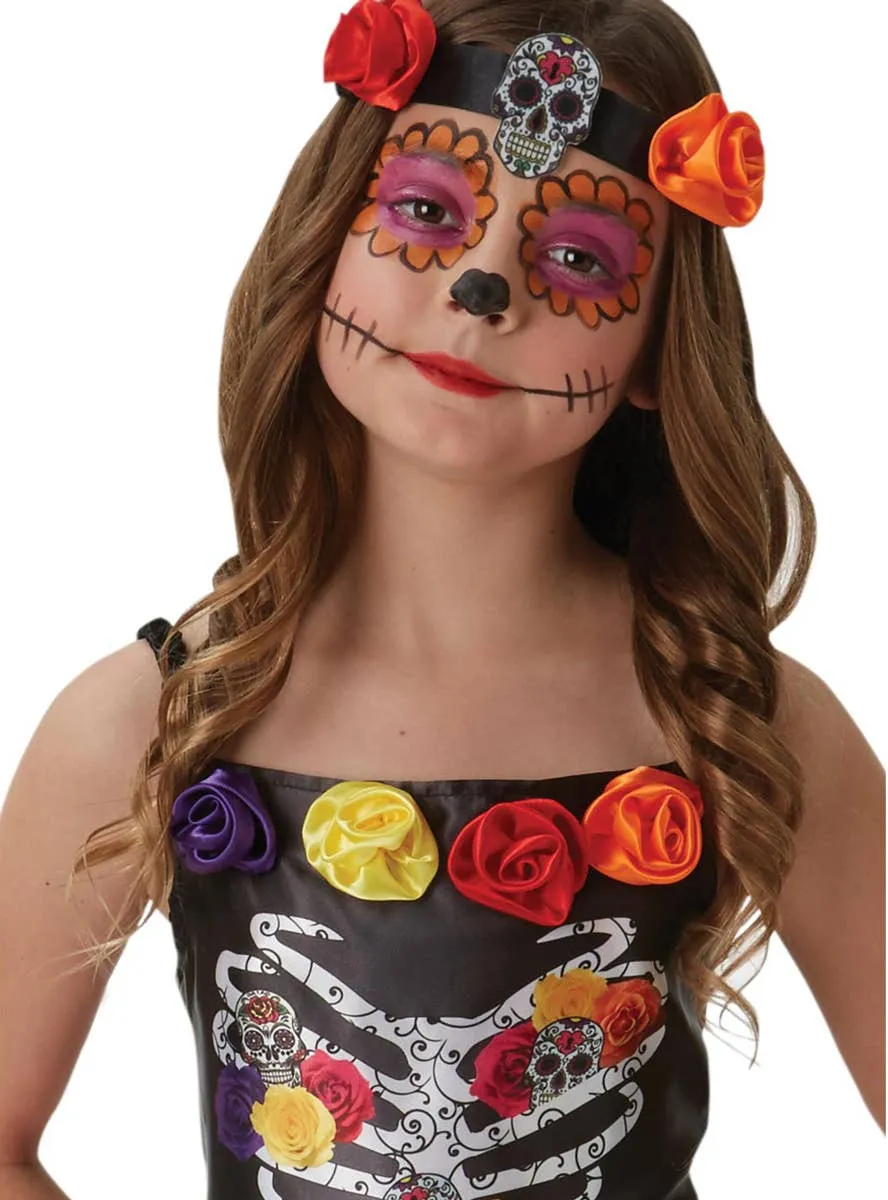 Sugar Skull Sweetheart Girls Day of the Dead Costume