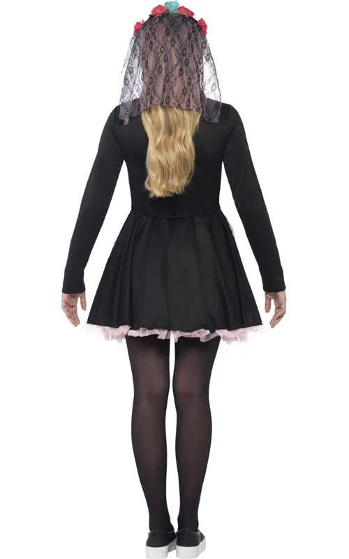 Sugar Skull Sweetie Teen Girls Costume