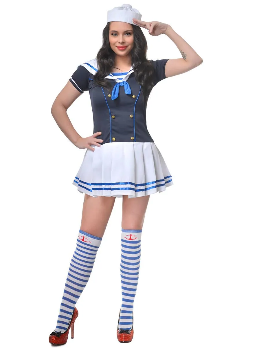 Sultry Sailor Womens Fancy Dress Costume