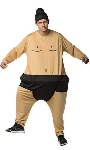 Sumo Hoopster Novelty Mens Fancy Dress Costume