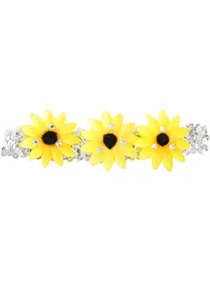 Sunflower Hippie 1970s Flower Costume Headband