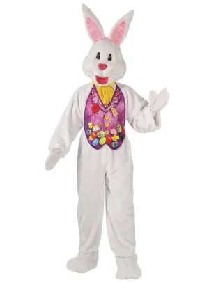 Super Deluxe Adults Mascot Easter Bunny Costume