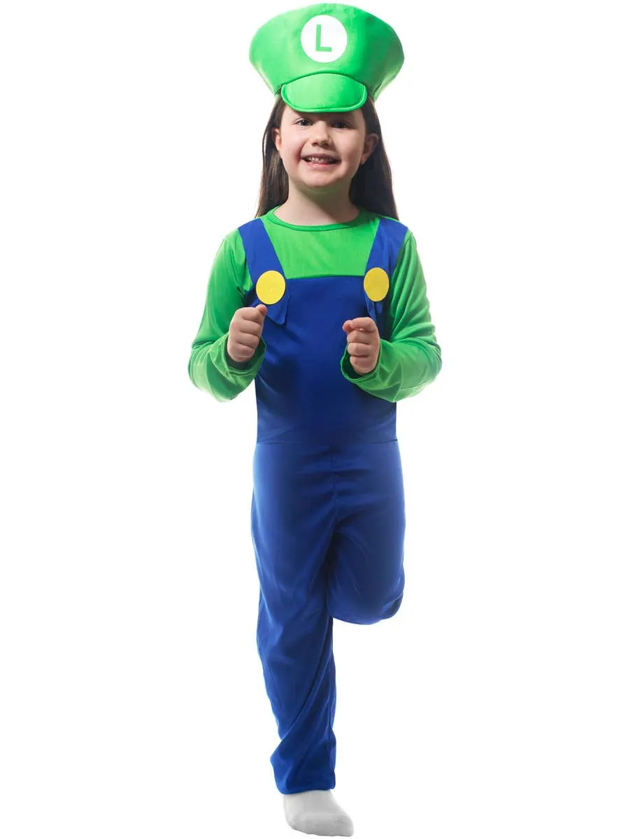 Super Green Plumber Girls Costume