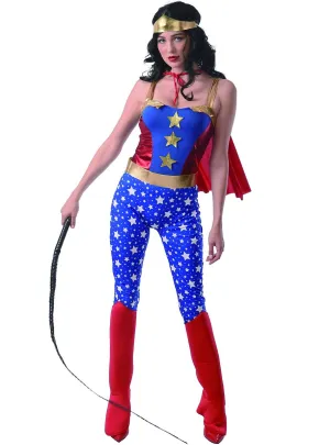 Super Heroine Womens Wonder Woman Dress Up Costume