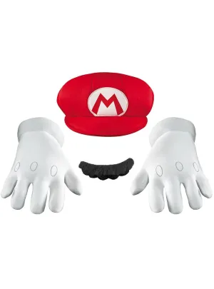 Super Mario Brothers Red Costume Accessory Kit