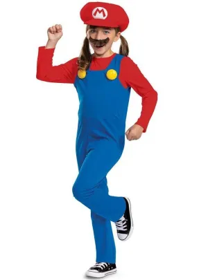 Super Mario Licensed Girls Book Week Costume
