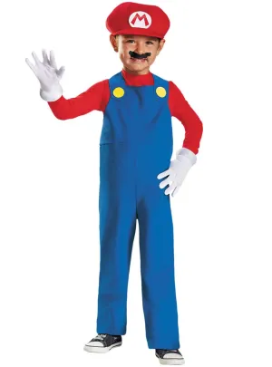 Super Mario Toddler Boys Fancy Dress Costume