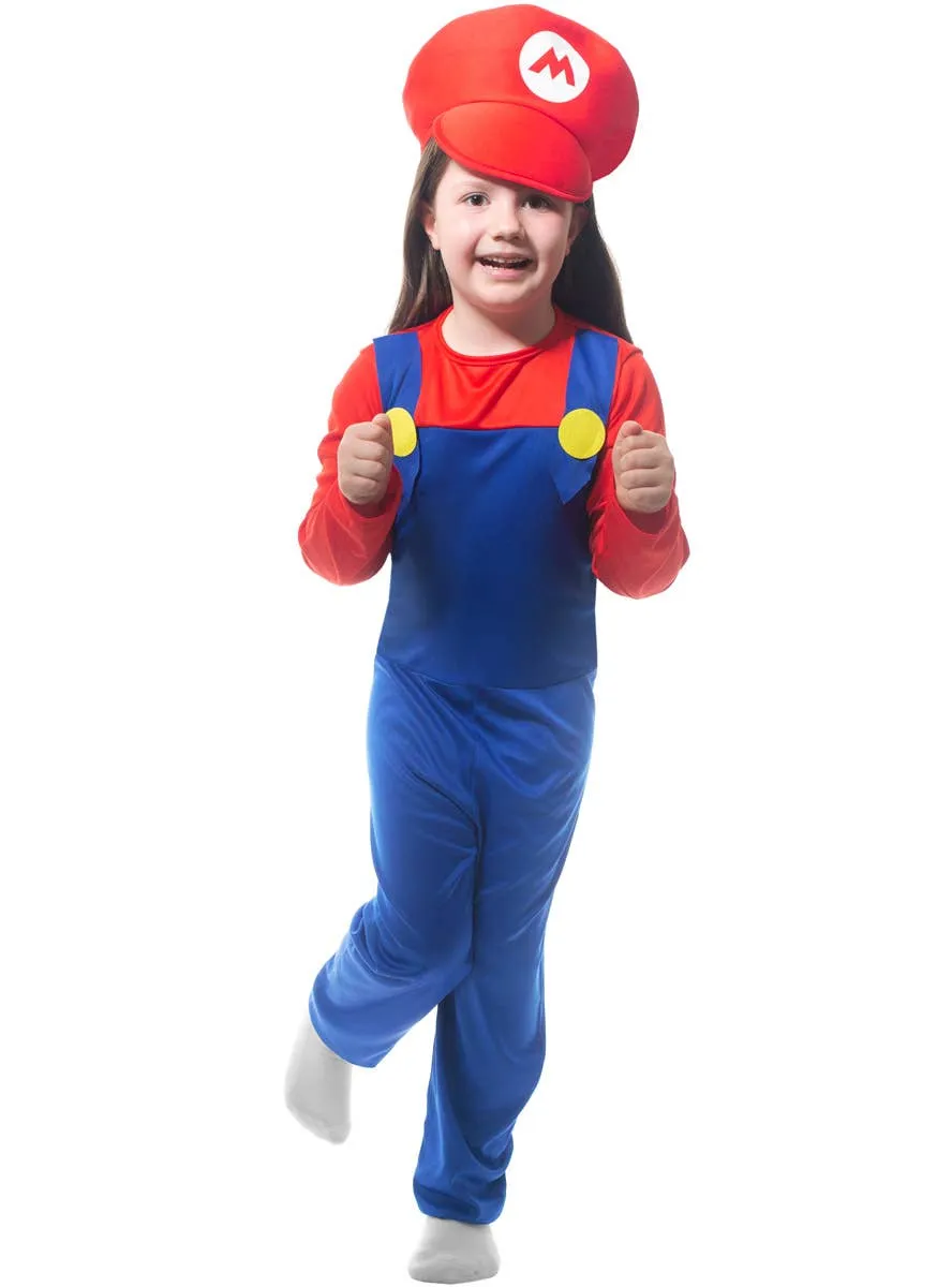 Super Red Plumber Girls  Costume