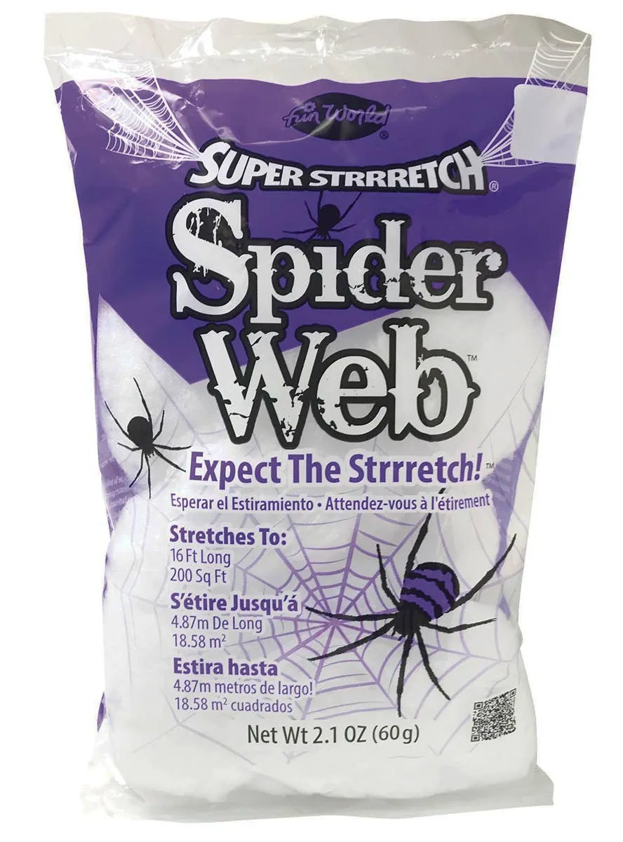 Super Stretch Halloween Spiderweb Decoration