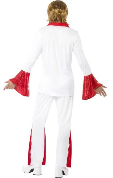 Super Trooper Mens 70s Disco Fancy Dress Costume