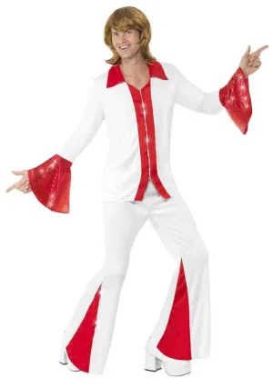 Super Trooper Mens 70s Disco Fancy Dress Costume
