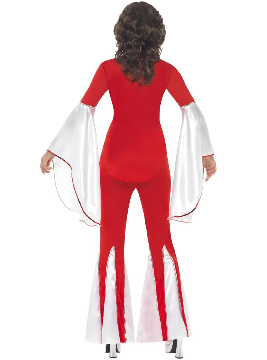 Super Trooper Womens Red ABBA Costume