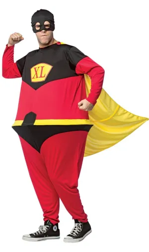 Superhero Hoopster Novelty Mens Fancy Dress Costume